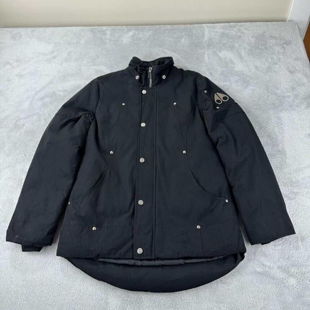 Moose Knuckles Black Down Jacket Men's Size L